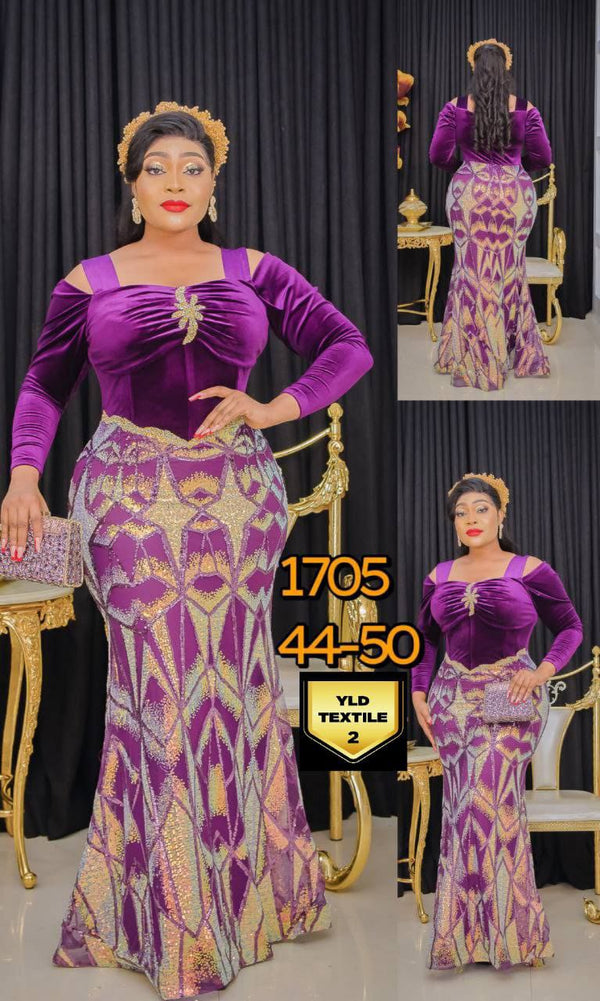 Gorgeous purple dress - Blessed_PTA_Collections