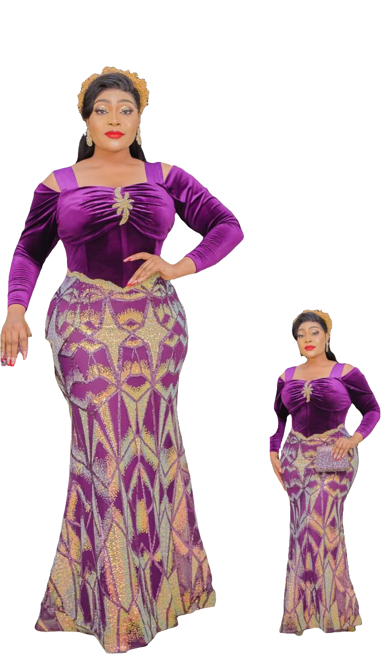 Gorgeous purple dress - Blessed_PTA_Collections