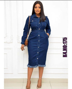 Blue jeans dress - Blessed_PTA_Collections