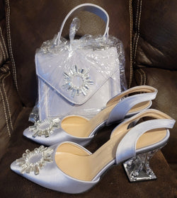 Silver shoe and bag Restored - Blessed_PTA_Collections