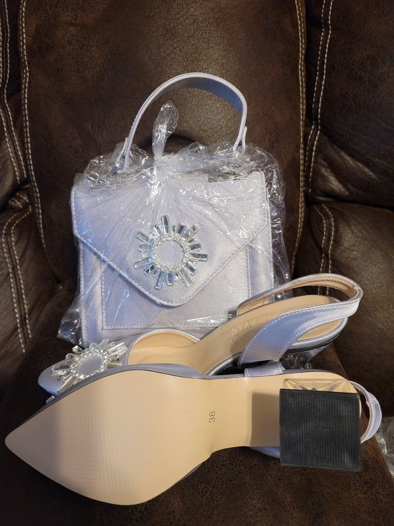 Silver shoe and bag Restored - Blessed_PTA_Collections